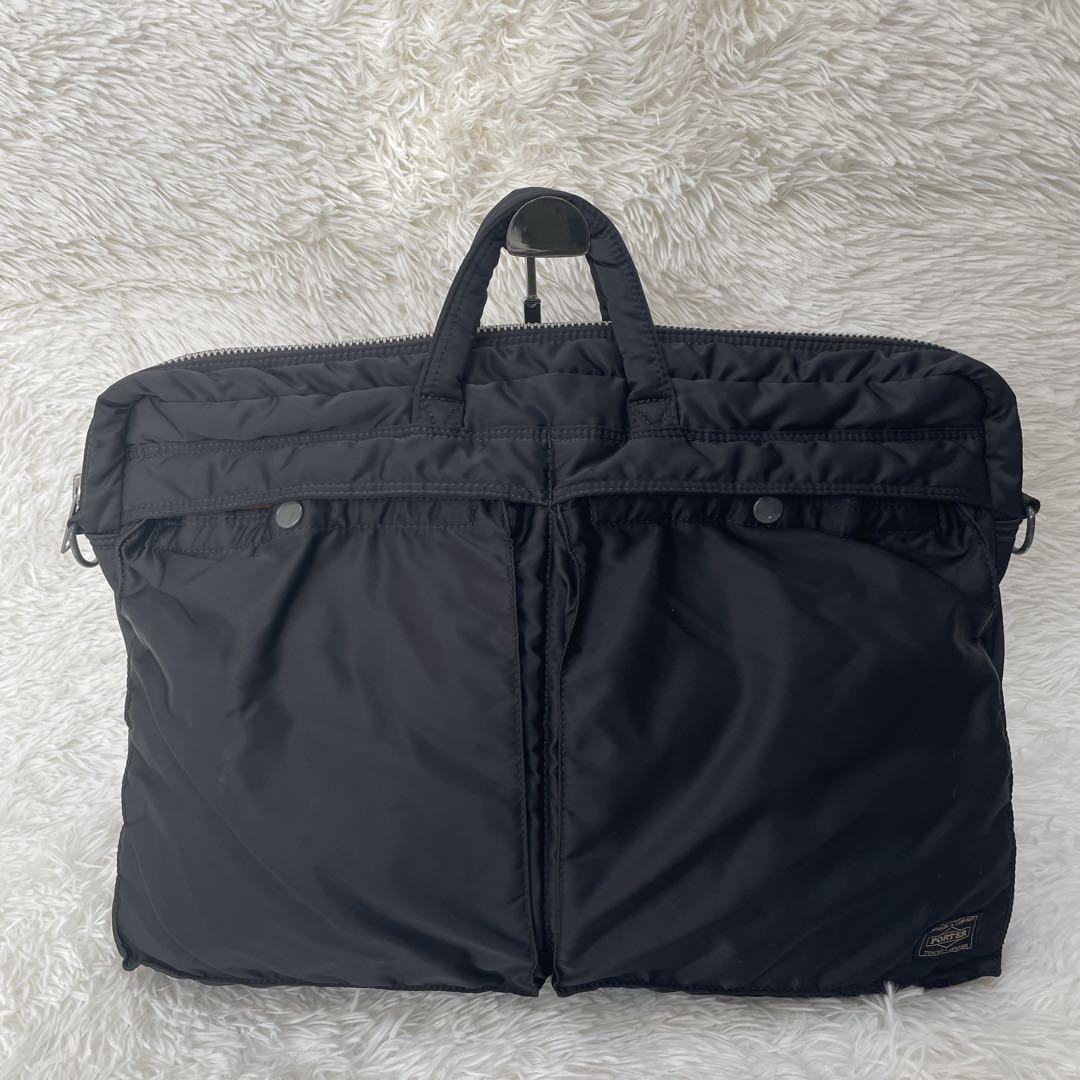 【極美品】PORTER タンカー 2way ブリーフケース 大容量