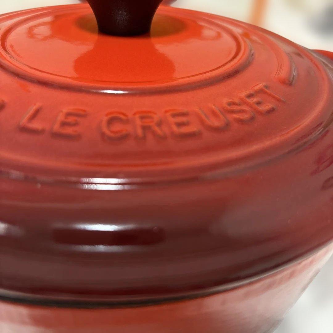 【美品】ル・クルーゼ シグニチャーココットロンド 20cm