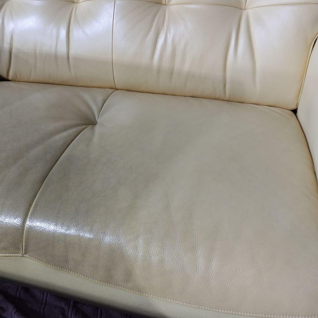 カリモク　KARIMOKU　2人掛けソファ　イエロー　木目　L1415