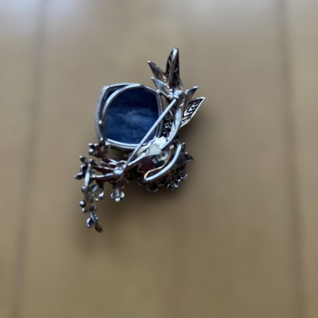 碌山　ブローチペンダント　ウィリアムモリス