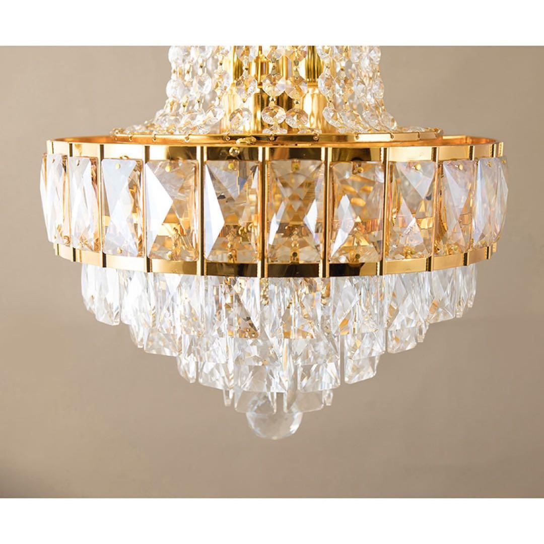 モダンガラス シャンデリア［Martina　マルティーナ（5灯）