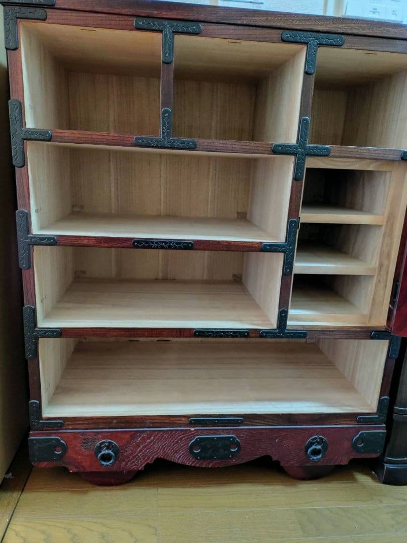 岩谷堂タンス 岩谷堂車箪笥 車箪笥 民芸家具 鍵2本付き