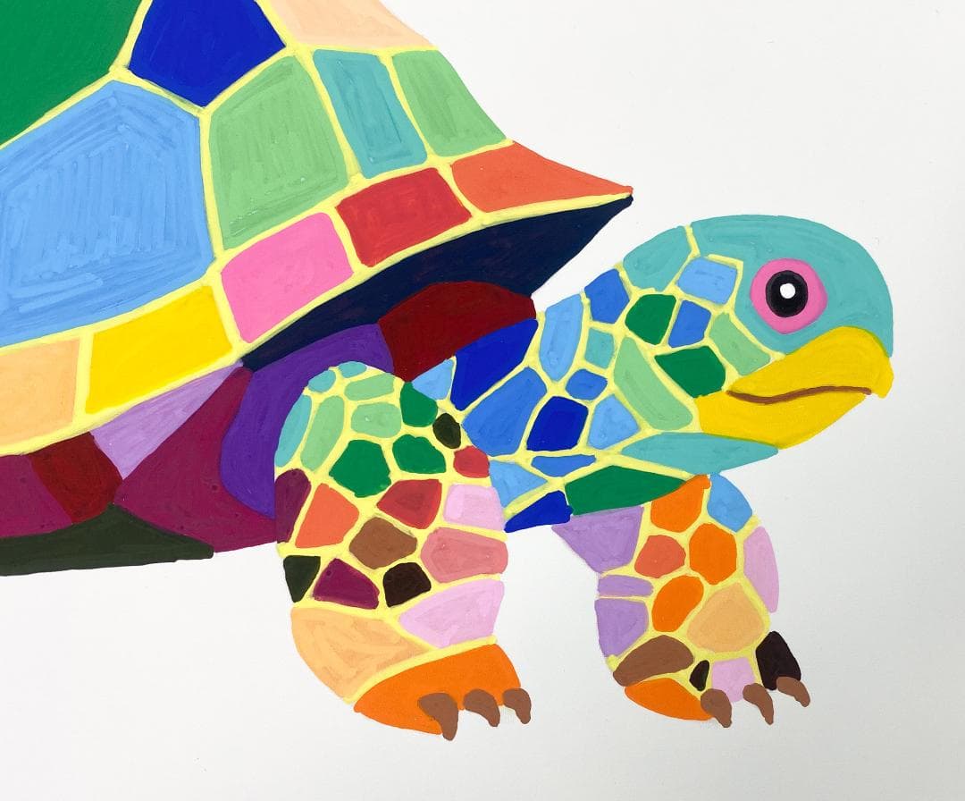 カメ（額装なし）