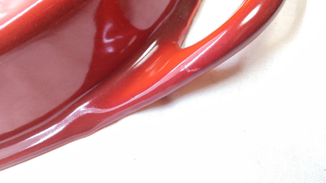 ルクルーゼ　クーザンス デュッフオーバル30㎝ チェリーレッド　幻の鍋