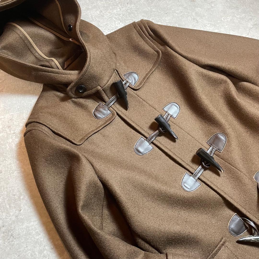 【極美品】ポールスチュアート ダッフルコート ウール100% ブラウン 46/M