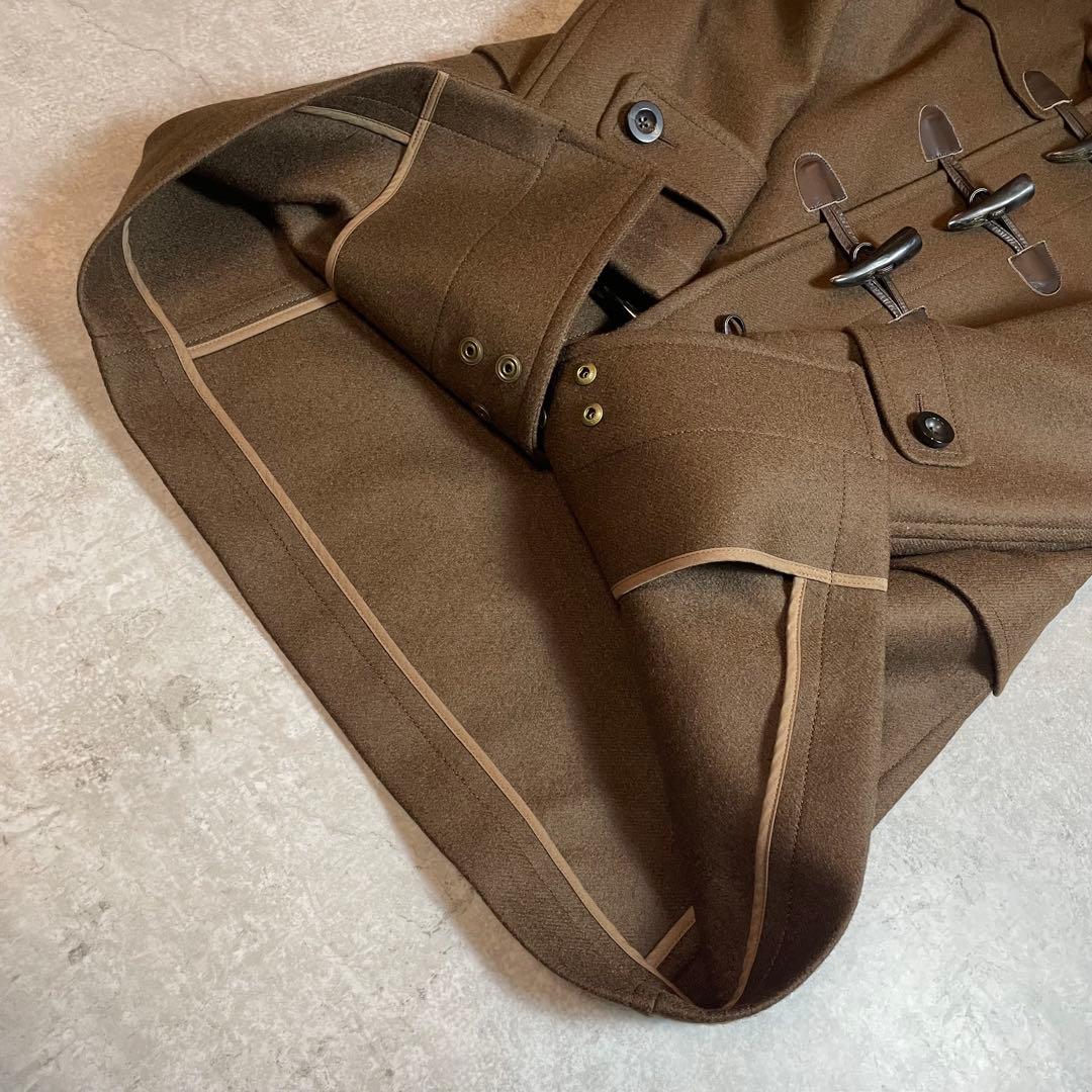 【極美品】ポールスチュアート ダッフルコート ウール100% ブラウン 46/M
