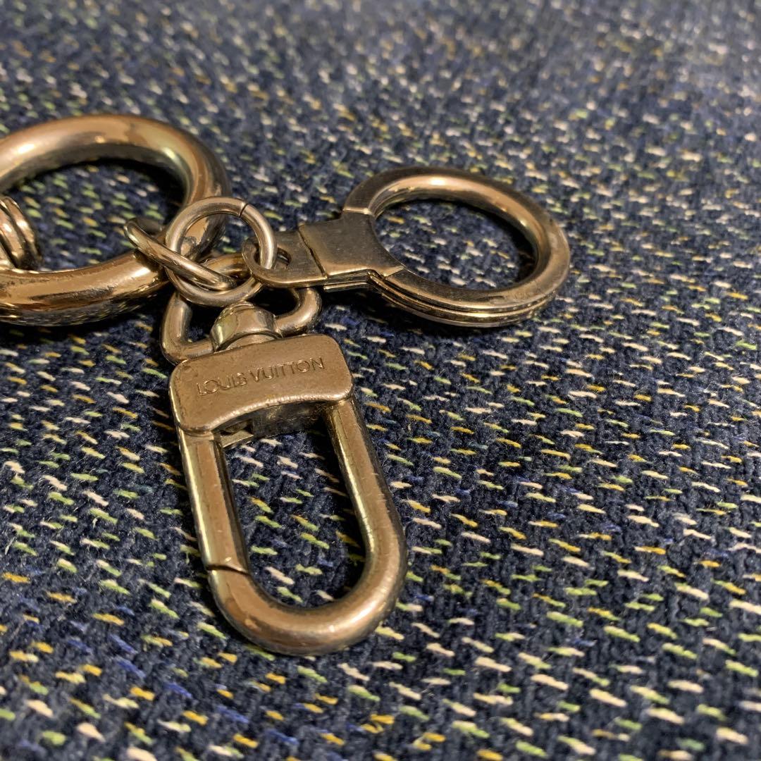 Louis Vuitton カラビナ型キーホルダー シルバー