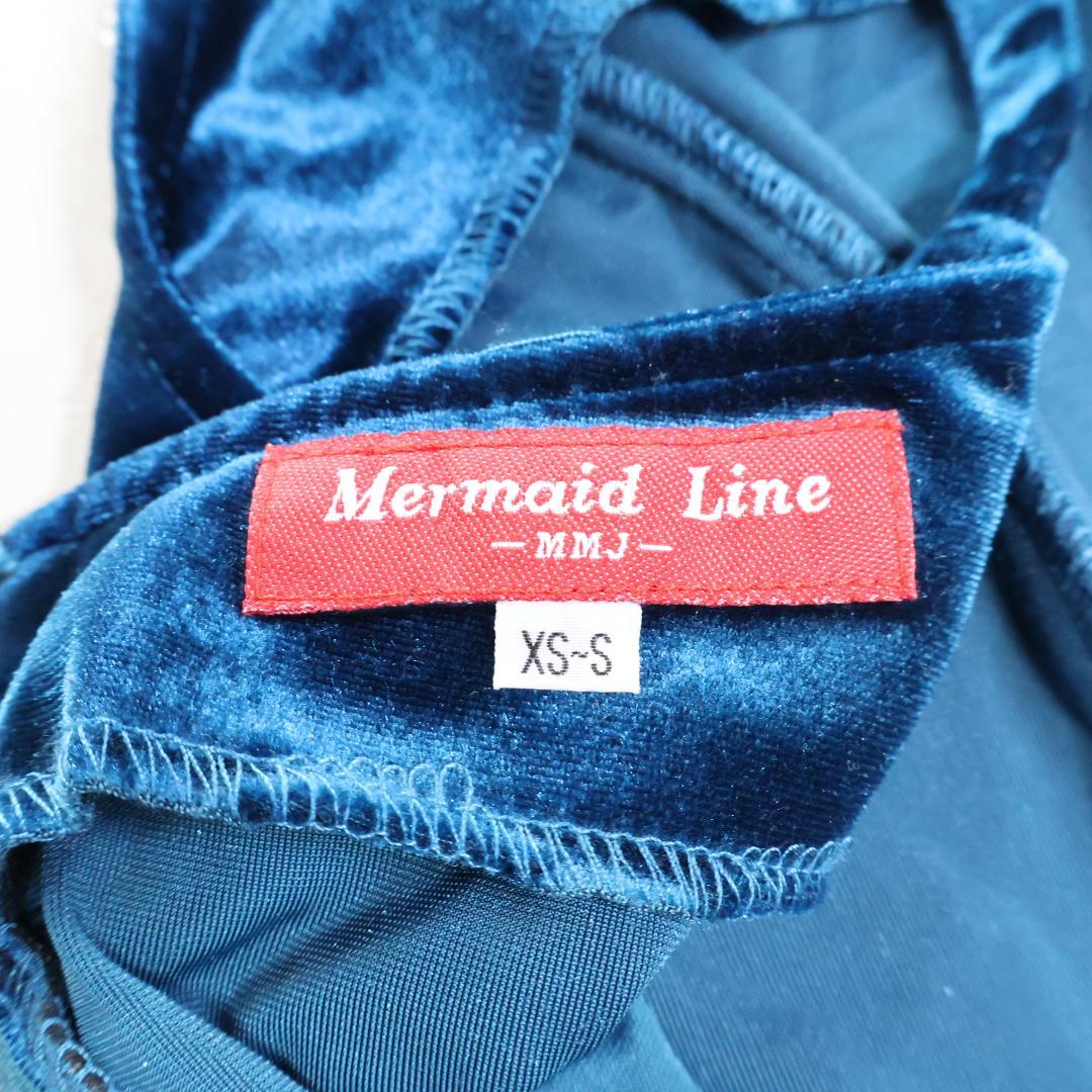 【美品 フラダンス用衣装】ブルー Mermaid Line MMJ ワンピース