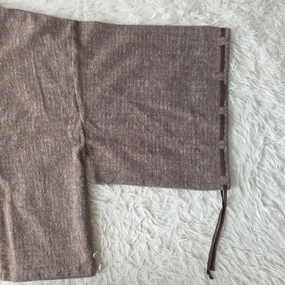 【美品】ソウソウ カーディガン 羽織り ユニセックス ウール ブラウン系 S