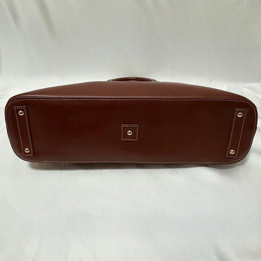 美品 SHIPS別注 ボルドリーニ セレリア 2way ビジネスバッグ A4 茶