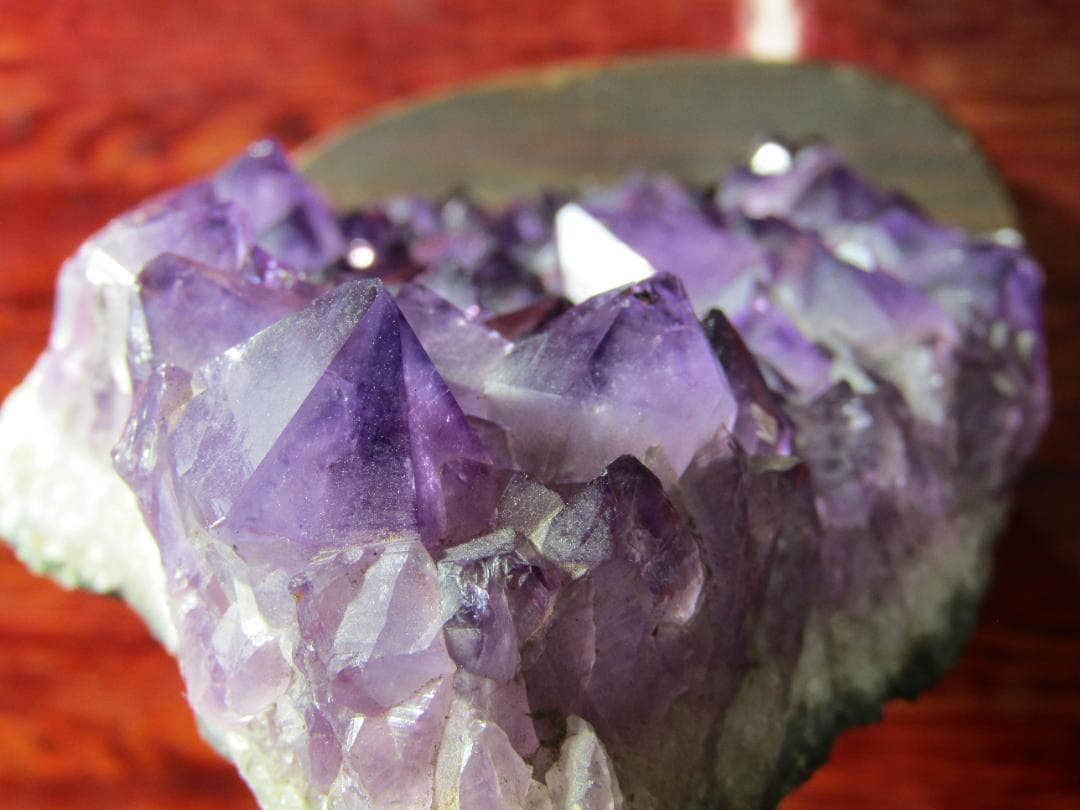 みつあんず　　　　アメジスト結晶 ドーム　置物 約30cm 高