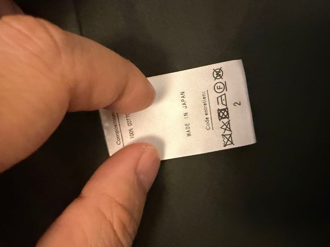 アプレッセ　a.presseモッズコート サイズ2 ダークグリーン　新品同様