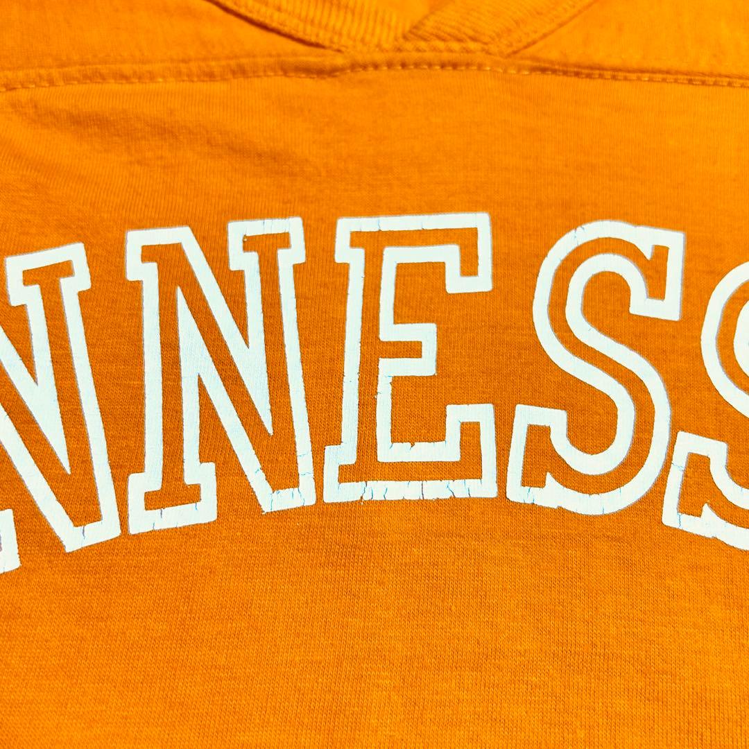 80s ラッセル　フットボールTシャツ　XLサイズ　金タグ