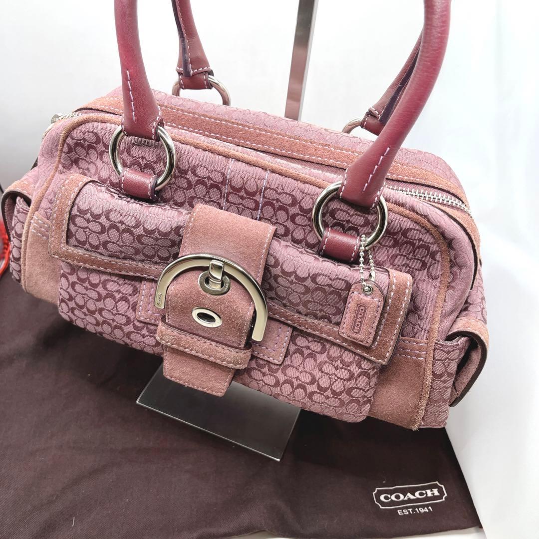 コーチ Vintage ソーホー ボストン ターンロック y2k ワンショルダー