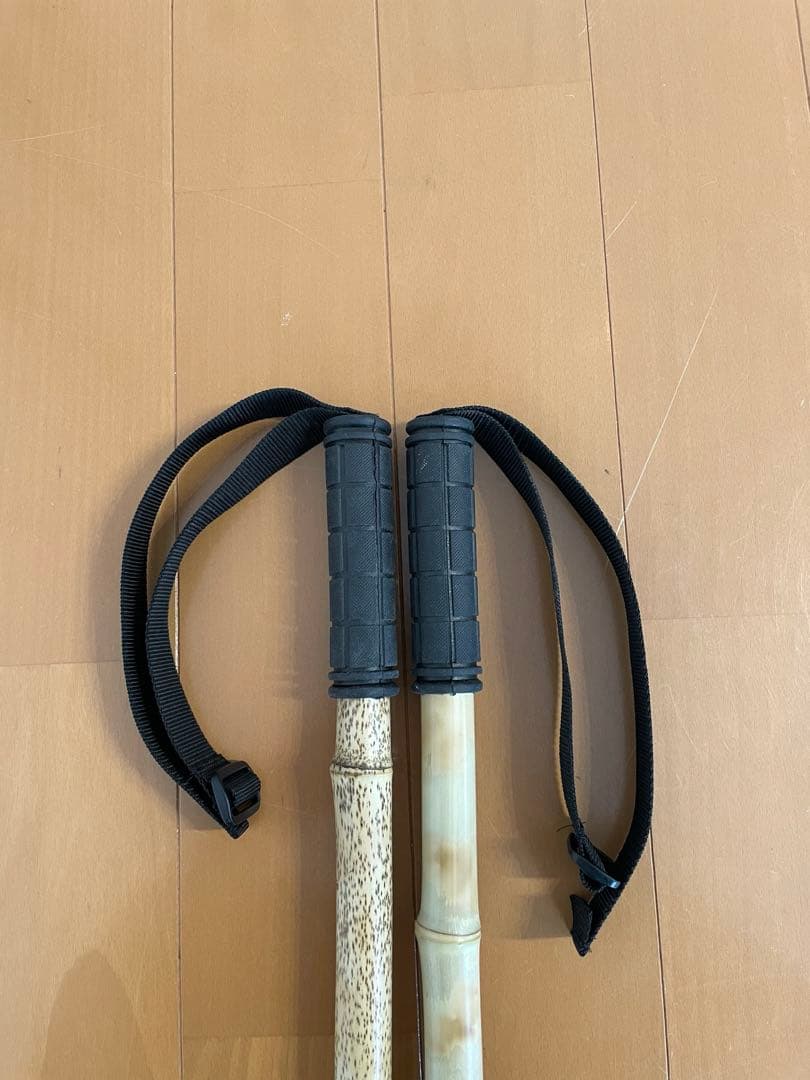 長さ指定可能　スキーポール　ストック　竹製ストック　バンブーストック