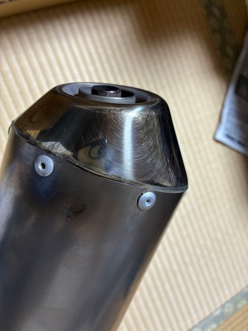 セロー250用　dB‘s チタンスリップオンマフラー　(ステー破損)