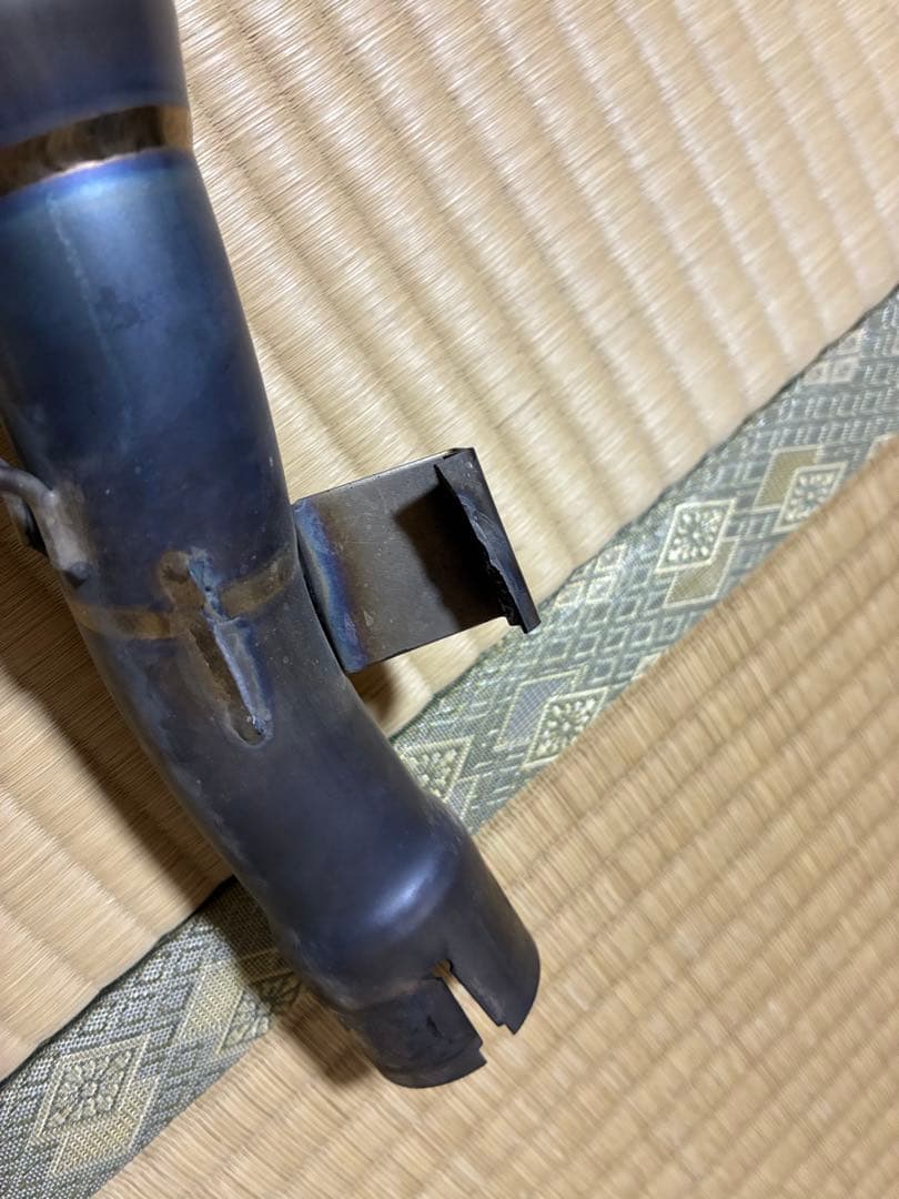 セロー250用　dB‘s チタンスリップオンマフラー　(ステー破損)