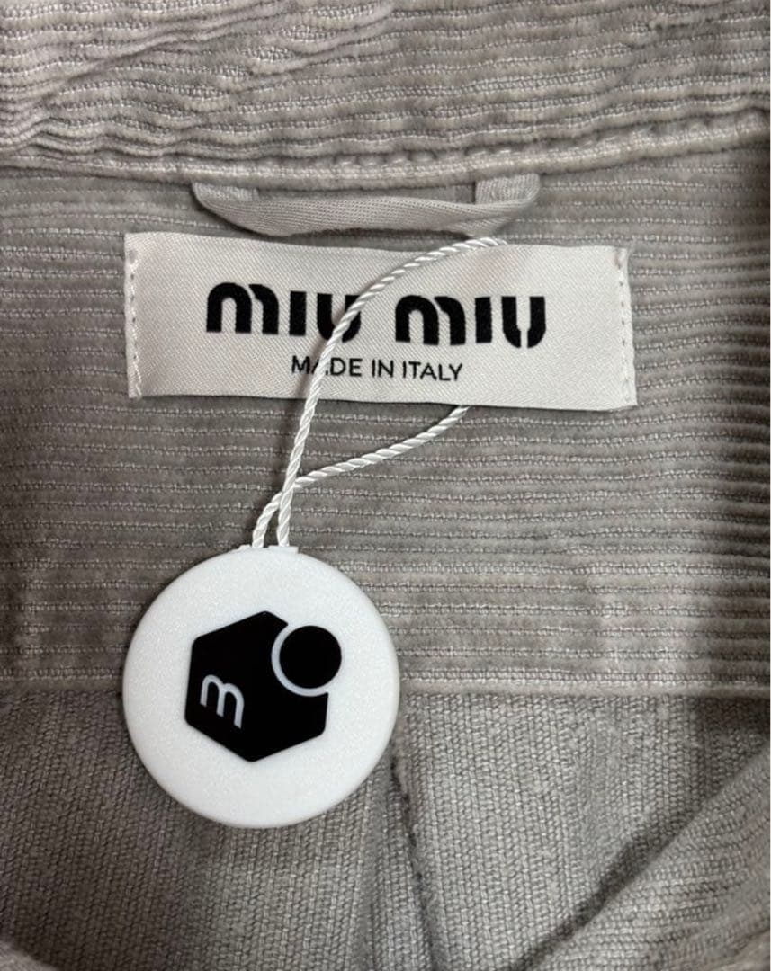 国内正規品 miumiu コーデュロイ シャツ ジャケット TWICE モモ着用