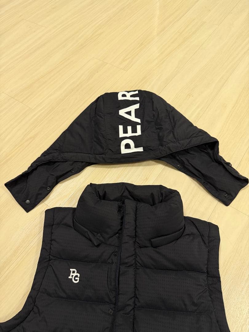 PEARLY GATES ブラック ダウンベスト