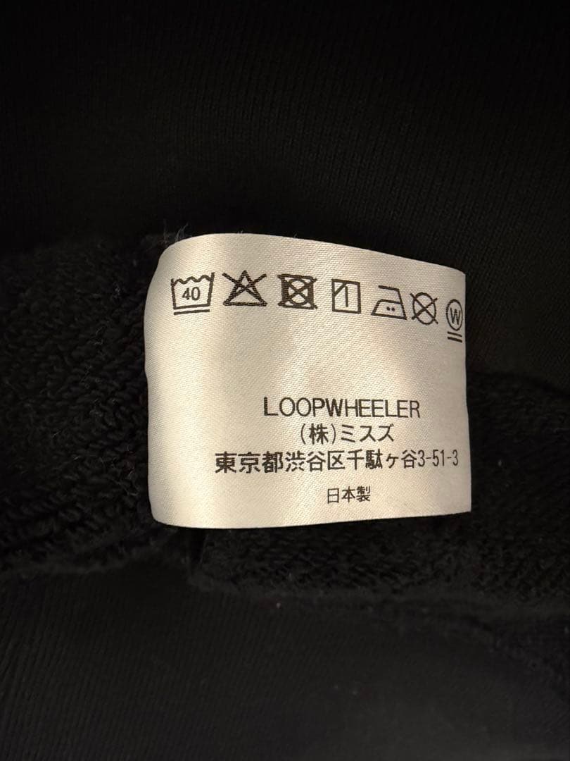 LW79 吊り編みトラックジャケット　ブラック　L