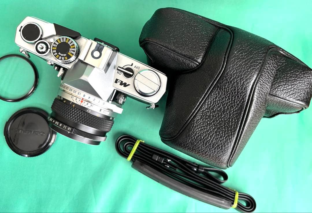 ★ OLYMPUS M-1 (革ケース付) + ★M-SYSTEM 50mm