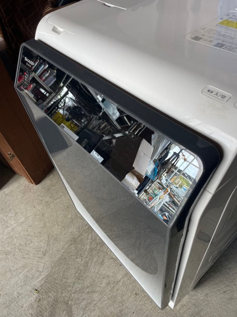 SHARP ES-W114-SR 2022年製 ドラム式洗濯機