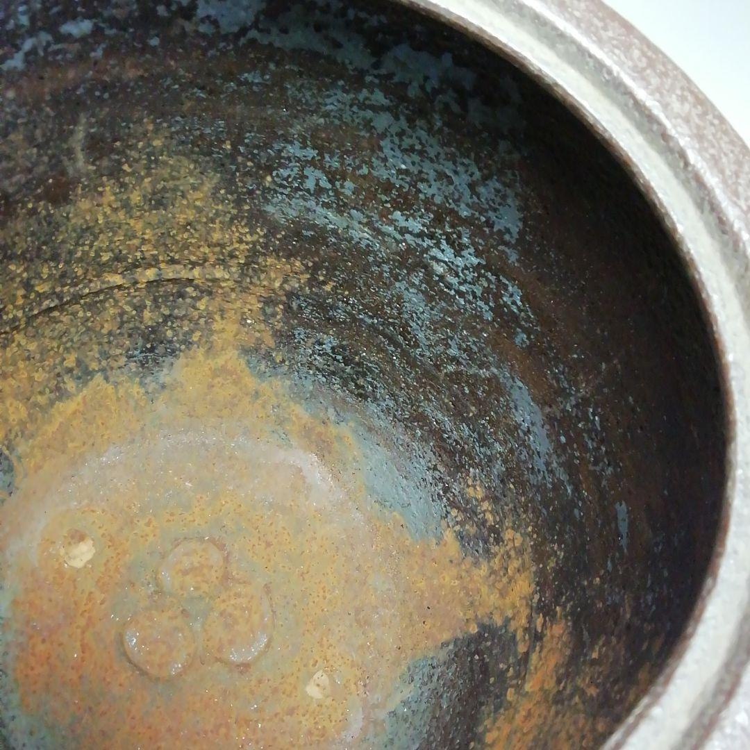 Ｓ６１４　茶釜　『腰霰　姥口竹耳釜』『人間国宝　高橋敬典作』　共箱　茶道具