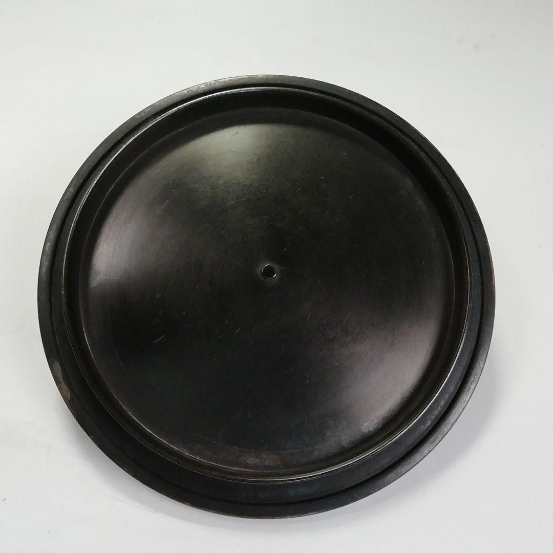 Ｓ６１４　茶釜　『腰霰　姥口竹耳釜』『人間国宝　高橋敬典作』　共箱　茶道具