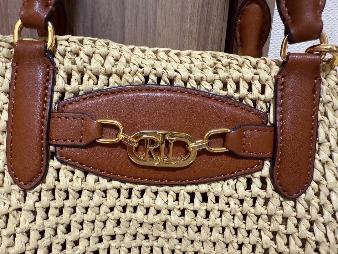 ラルフローレン カゴバック　ショルダーバッグ　2way 美品