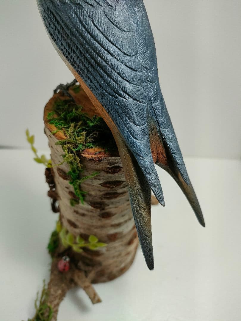 リュウキュウツバメ　バードカービング