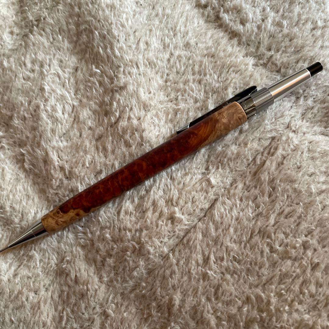 PG5 本花梨紅白瘤杢　シャープペンシル