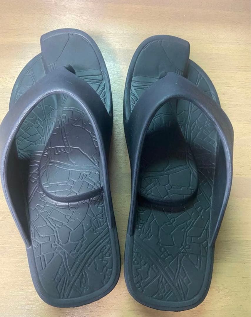 Racbaki ブラックサンダル 収納袋付き　L size