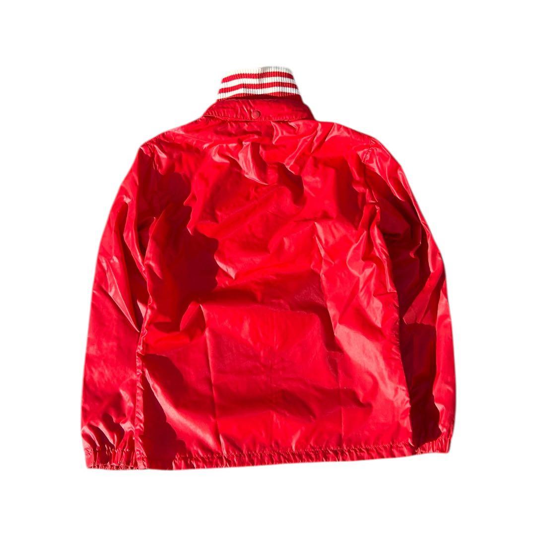80s adidas デサント製 ナイロンジャケット 赤 M 日本製