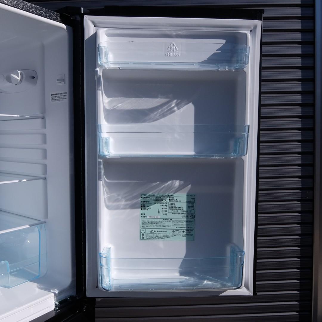 191　アイリスオーヤマ IRSE-16A-B 冷蔵庫　2024年製