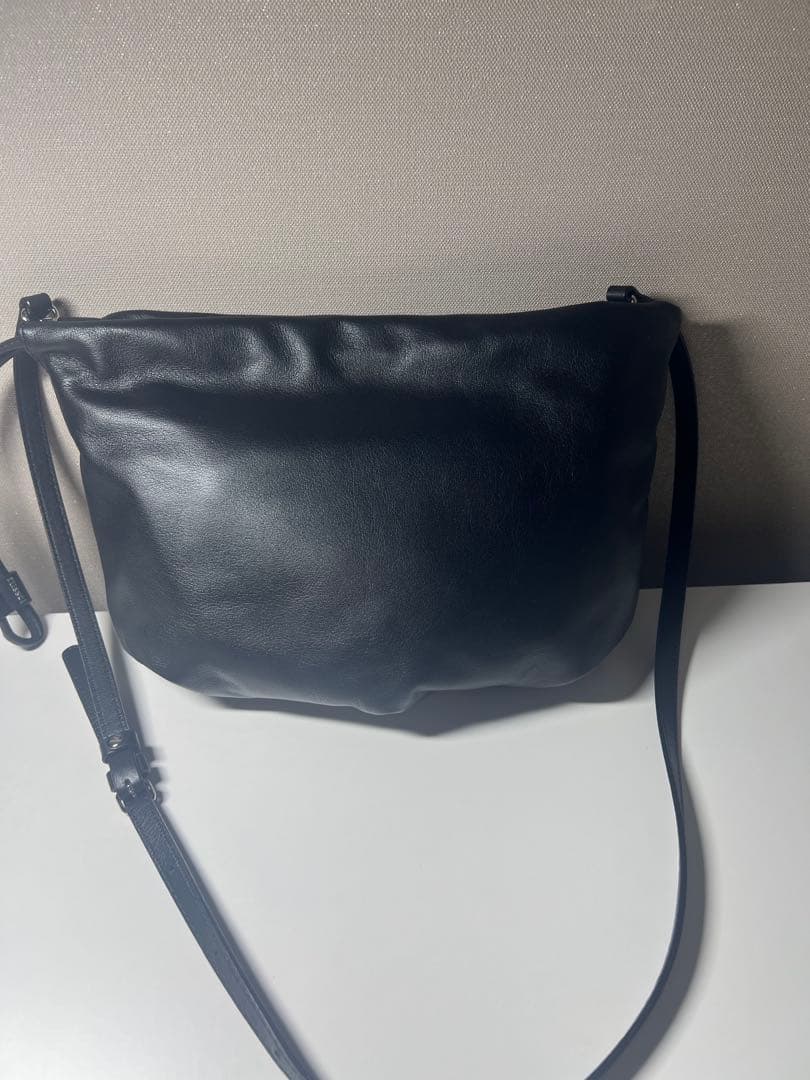 m*c様 ruseet レザー巾着4WAYショルダーバッグ 黒