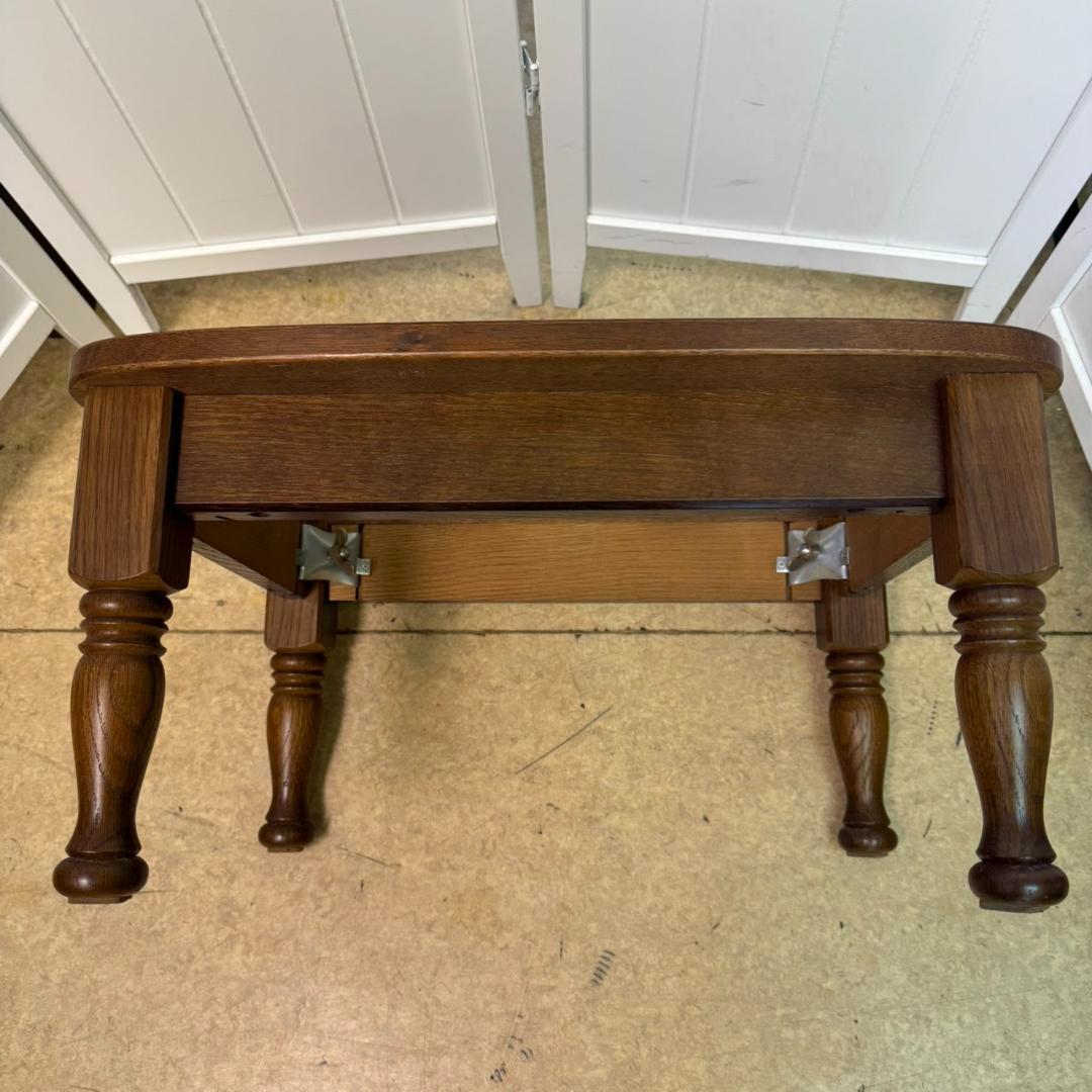 ★飛騨産業　キツツキマーク　スツール　オットマン　花柄