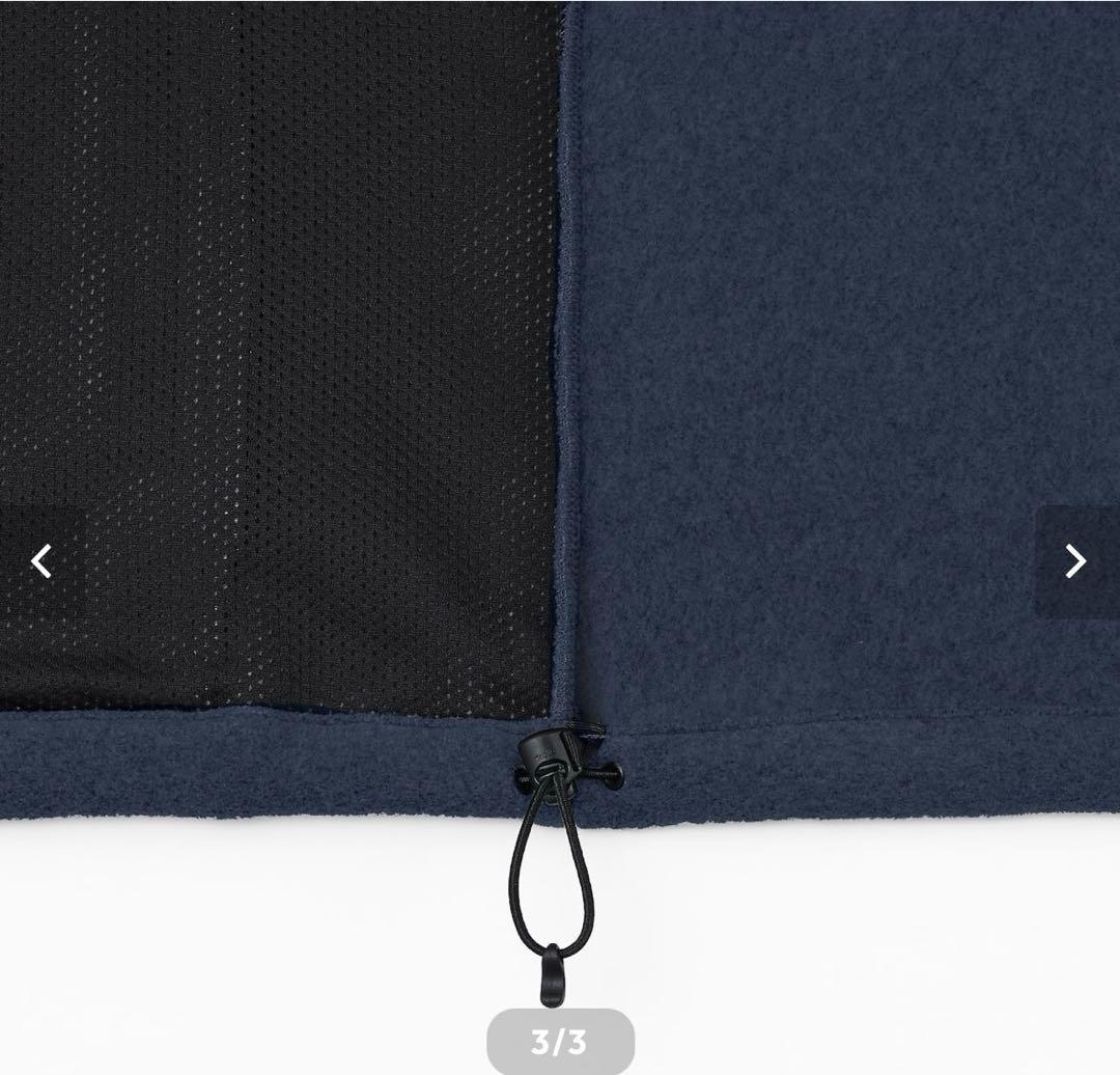 ennoy フリースベスト ネイビーL