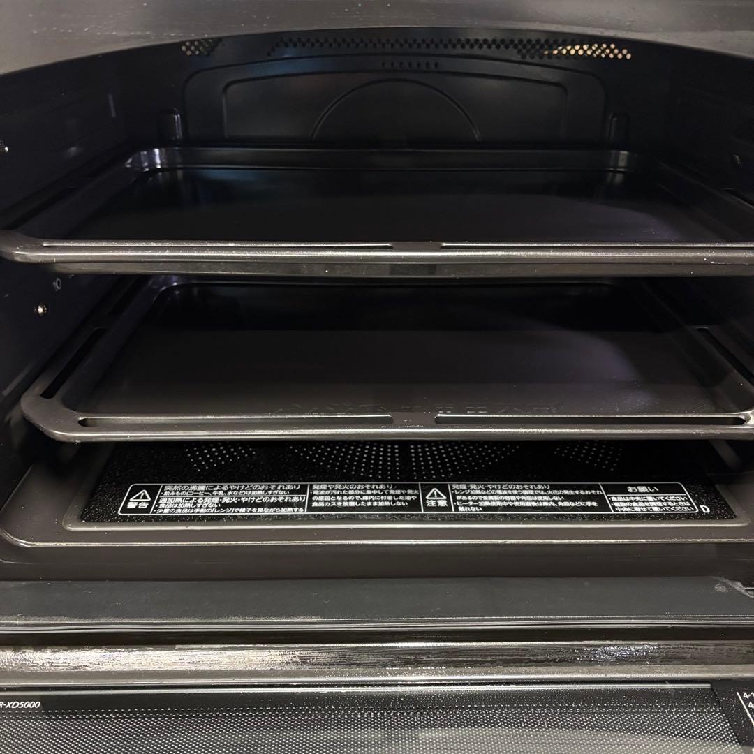 44　東芝　石窯ドーム　オーブンレンジ　ER-XD5000　30L　黒　送料無料