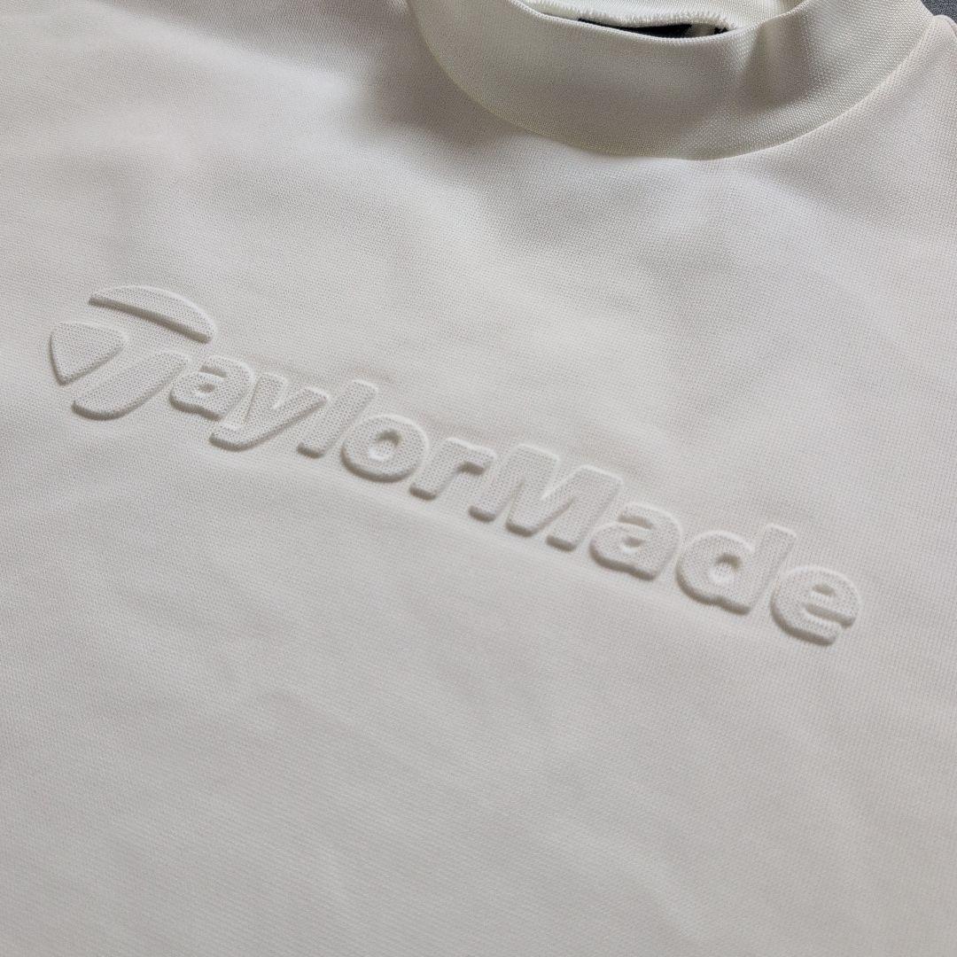 【美品】テーラーメイドゴルフ 3D立体ロゴ　モックネック長袖　M