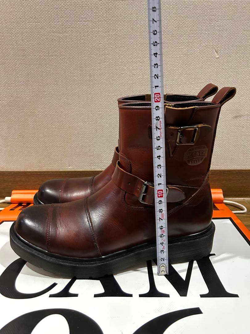 DEGNER ブラウンレザーエンジニアブーツ