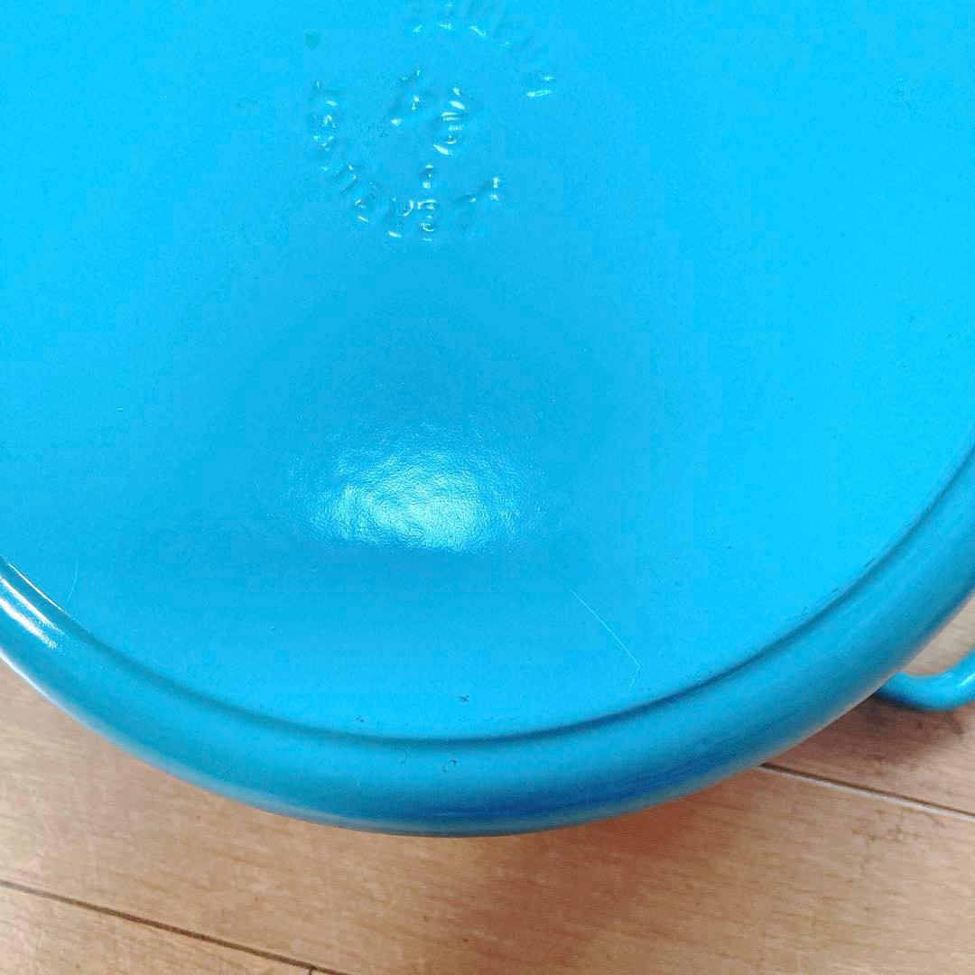 ル・クルーゼ ココットロンド 24cm ターコイズ 鍋 両手鍋 鋳物ホーロー鍋