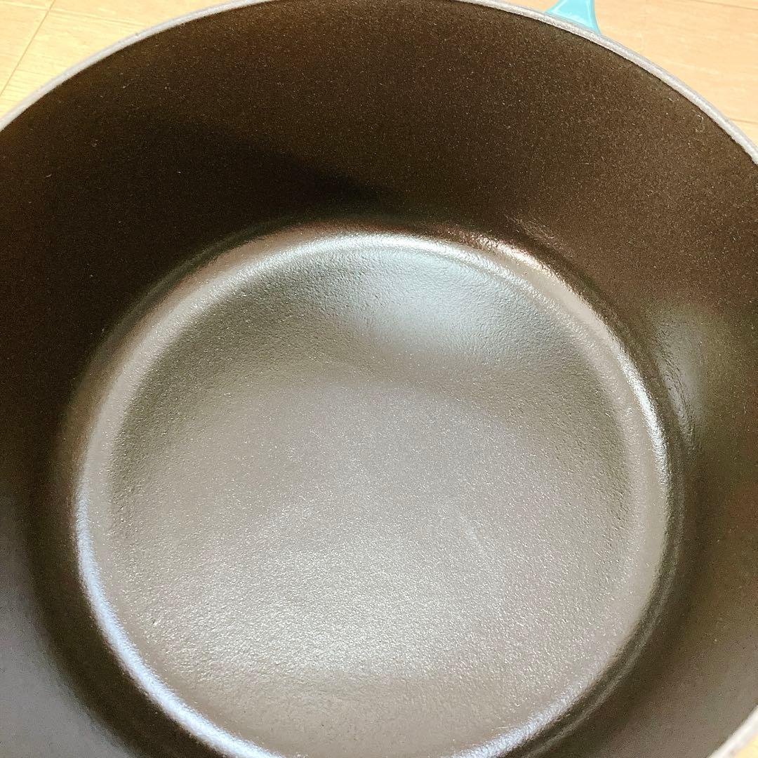 ル・クルーゼ ココットロンド 24cm ターコイズ 鍋 両手鍋 鋳物ホーロー鍋