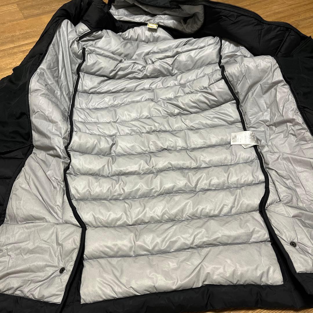 ATHLETA フード付きベンチコート 黒