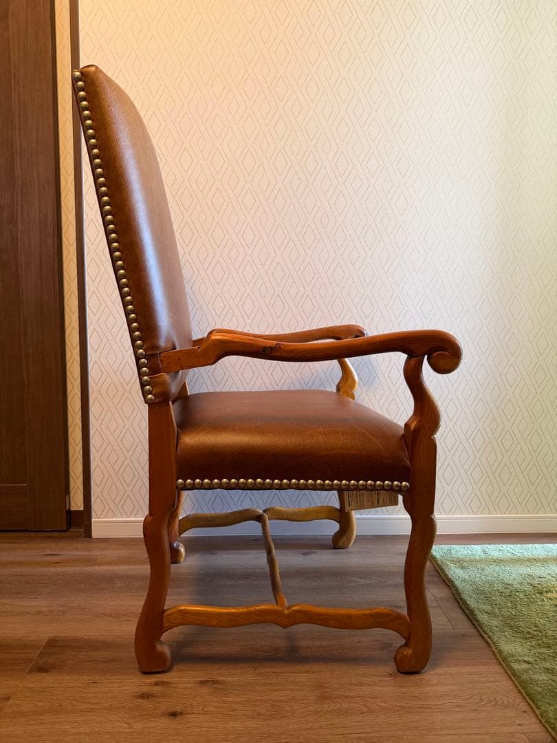 ポロラルフローレン　ブラウンレザー　アームチェア