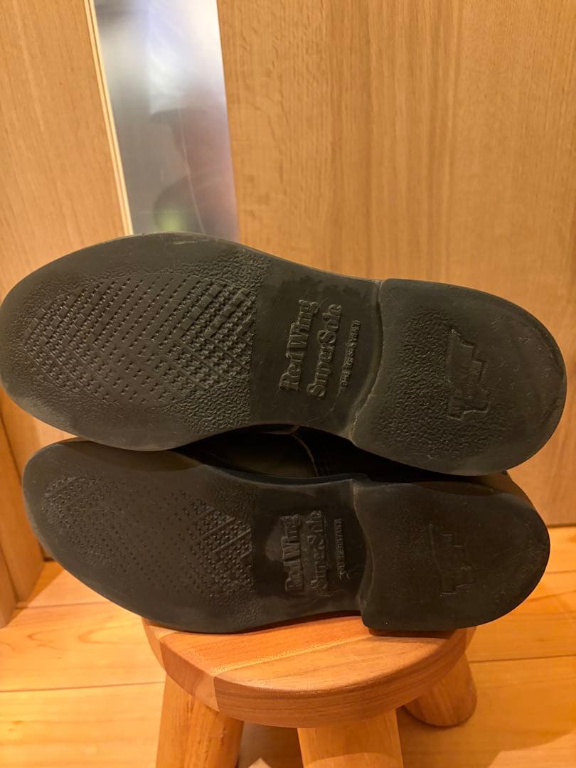 キムタク90s 羽タグREDWING8133 8E美品スーパーソールさんタク