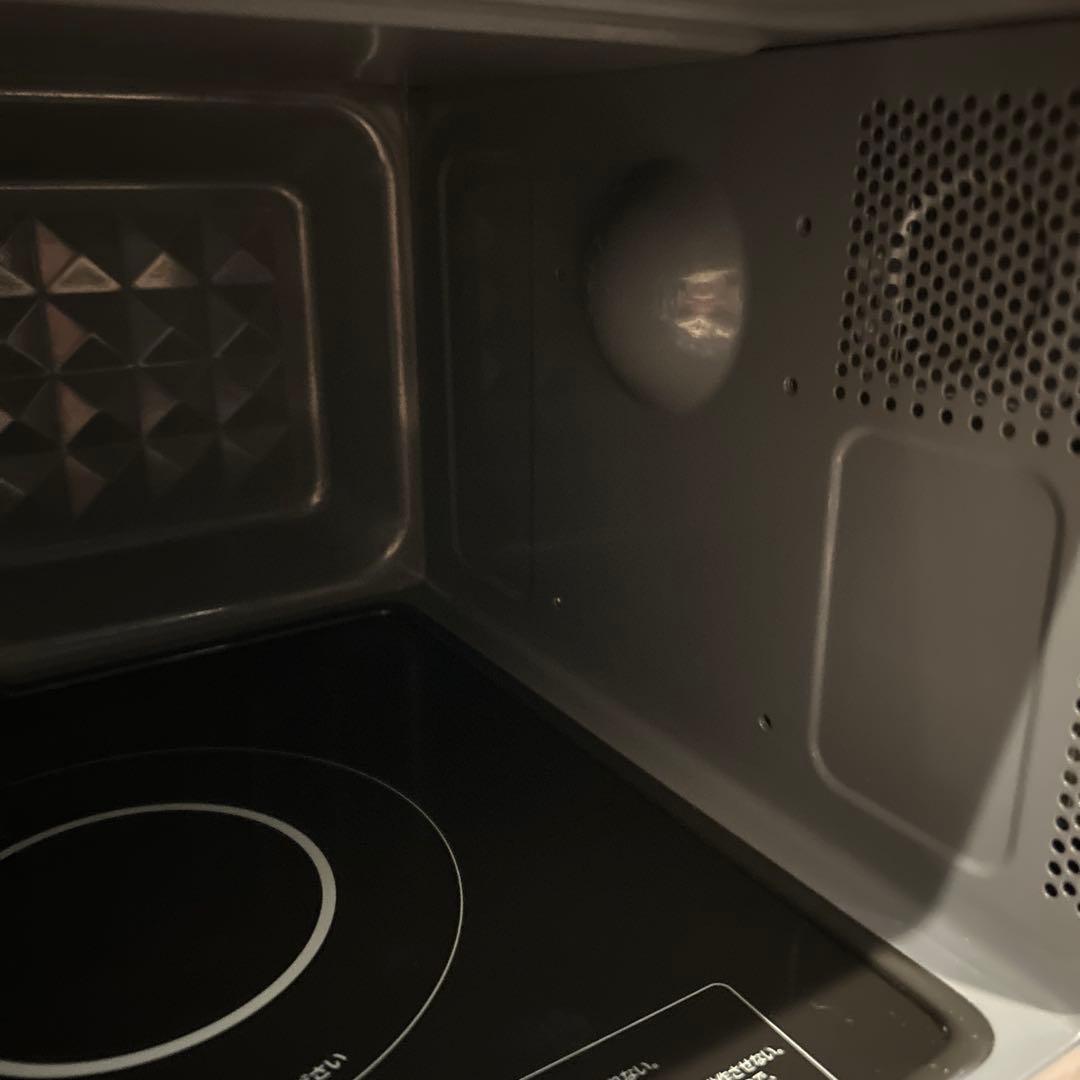 アイリス　電子レンジ 18L フラットテーブル IMB-F187-H グレー