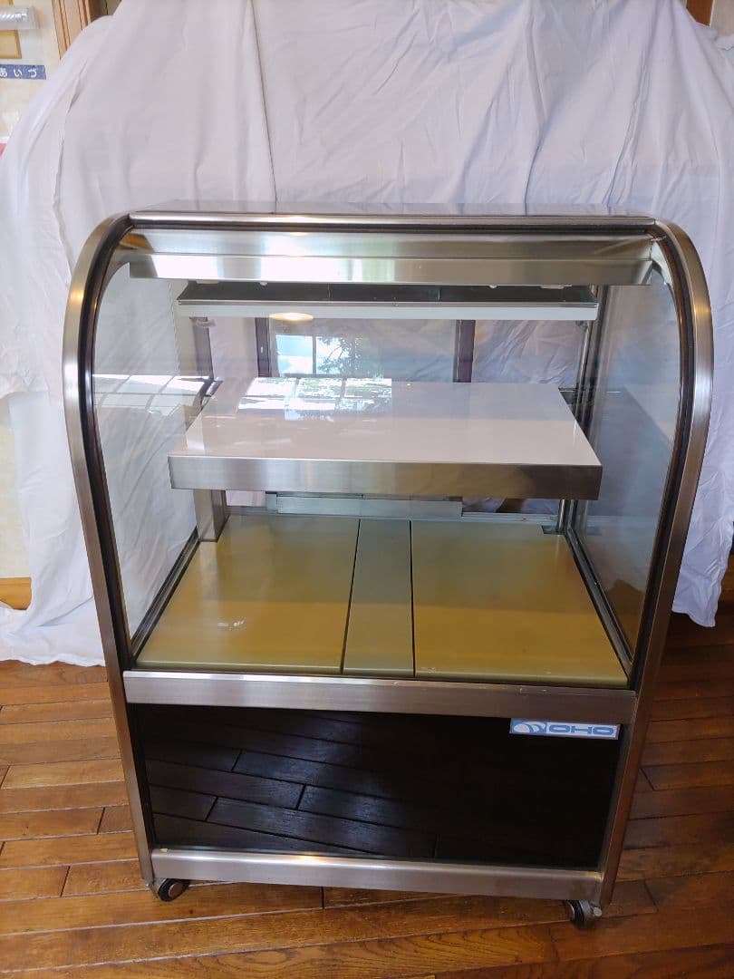値下げオーホ冷蔵ショウケースOHGU-700 横700奥行き500高さ995