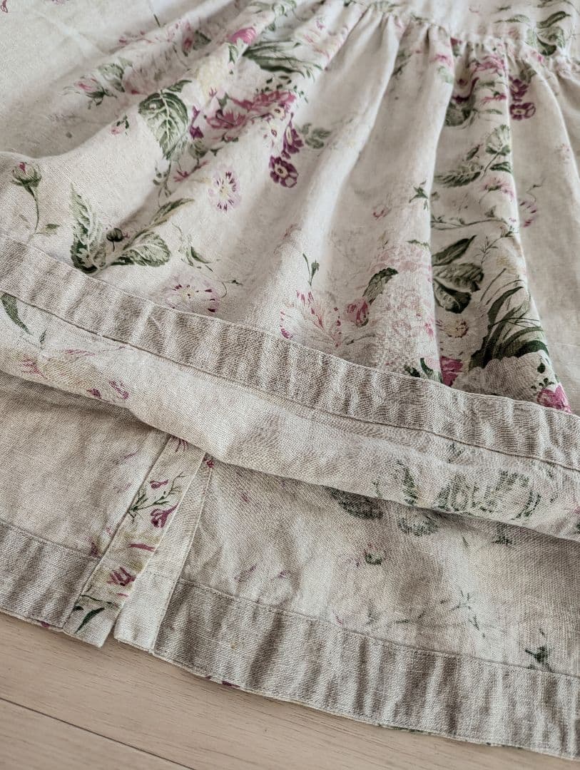 CABBAGES & ROSES　キャベジズ & ローゼス　リネンワンピース