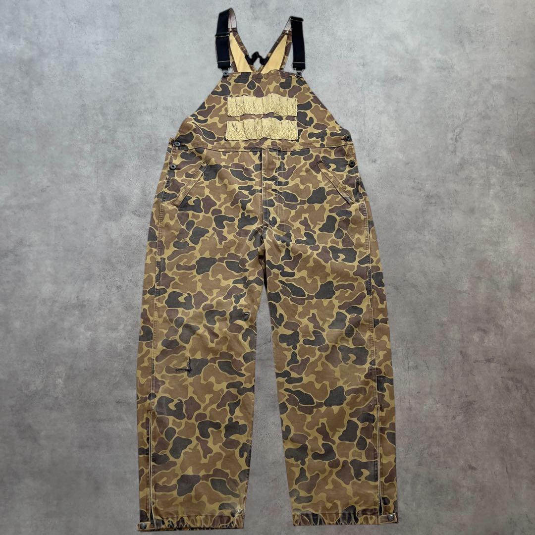 80s USA製 Woolrich ハンターカモ ハンティング オーバーオール