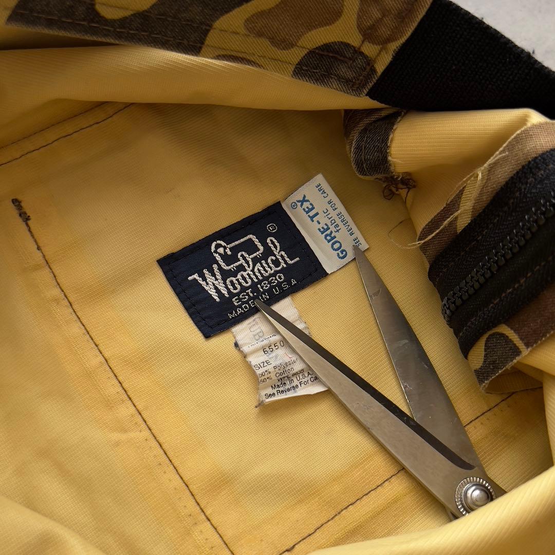 80s USA製 Woolrich ハンターカモ ハンティング オーバーオール